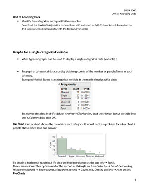 BUSN 3000 - BUSN 3000 notes - Unit 1 The statistical problem solving ...