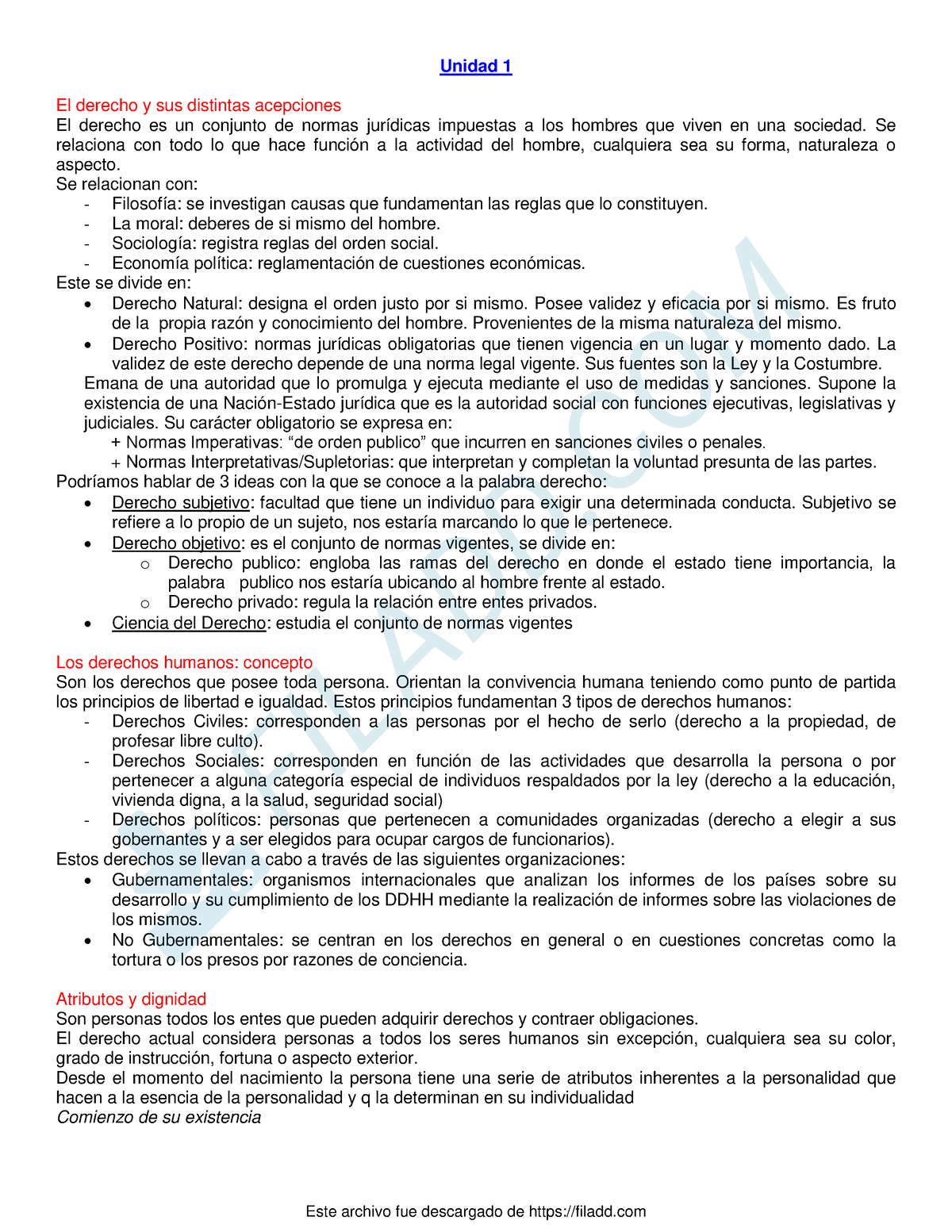 Derecho Resumen De Todas Las Unidades Unidad 1 El Derecho Y Sus Distintas Acepciones El 6582