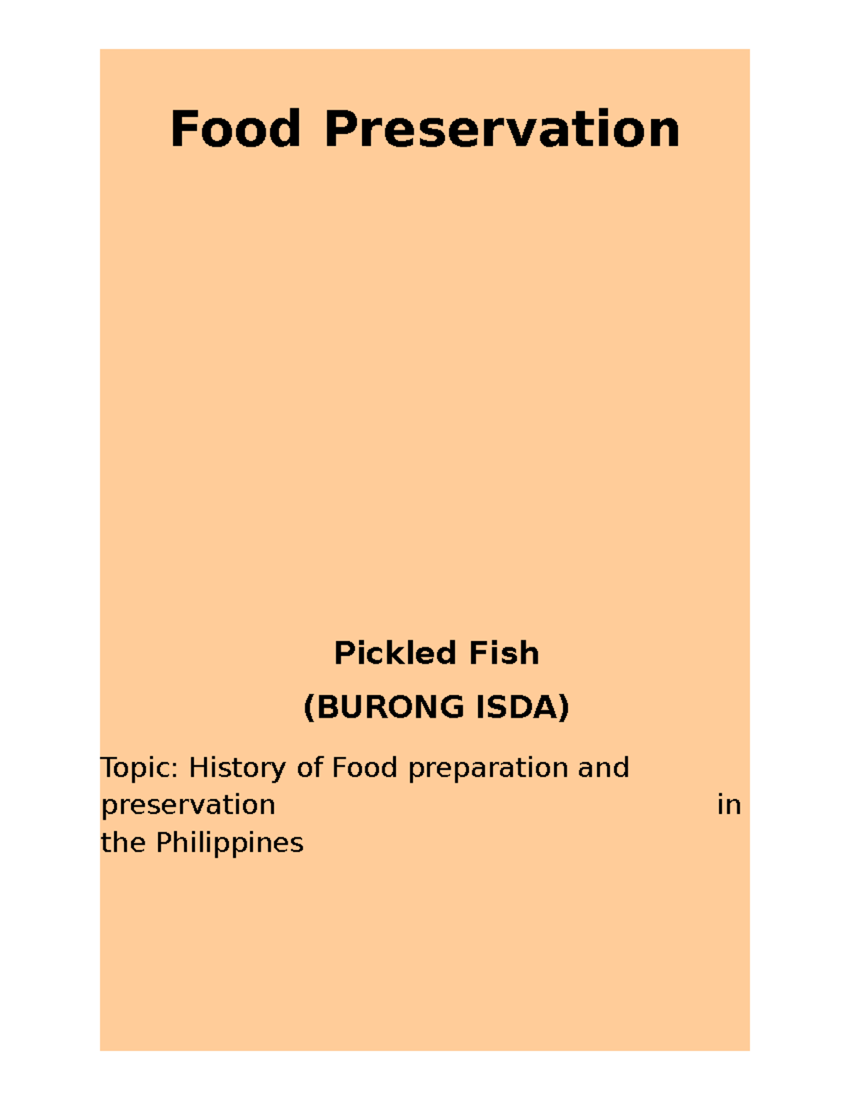 Inbound 2529426398952430606 Food Preservation Topic History of Food