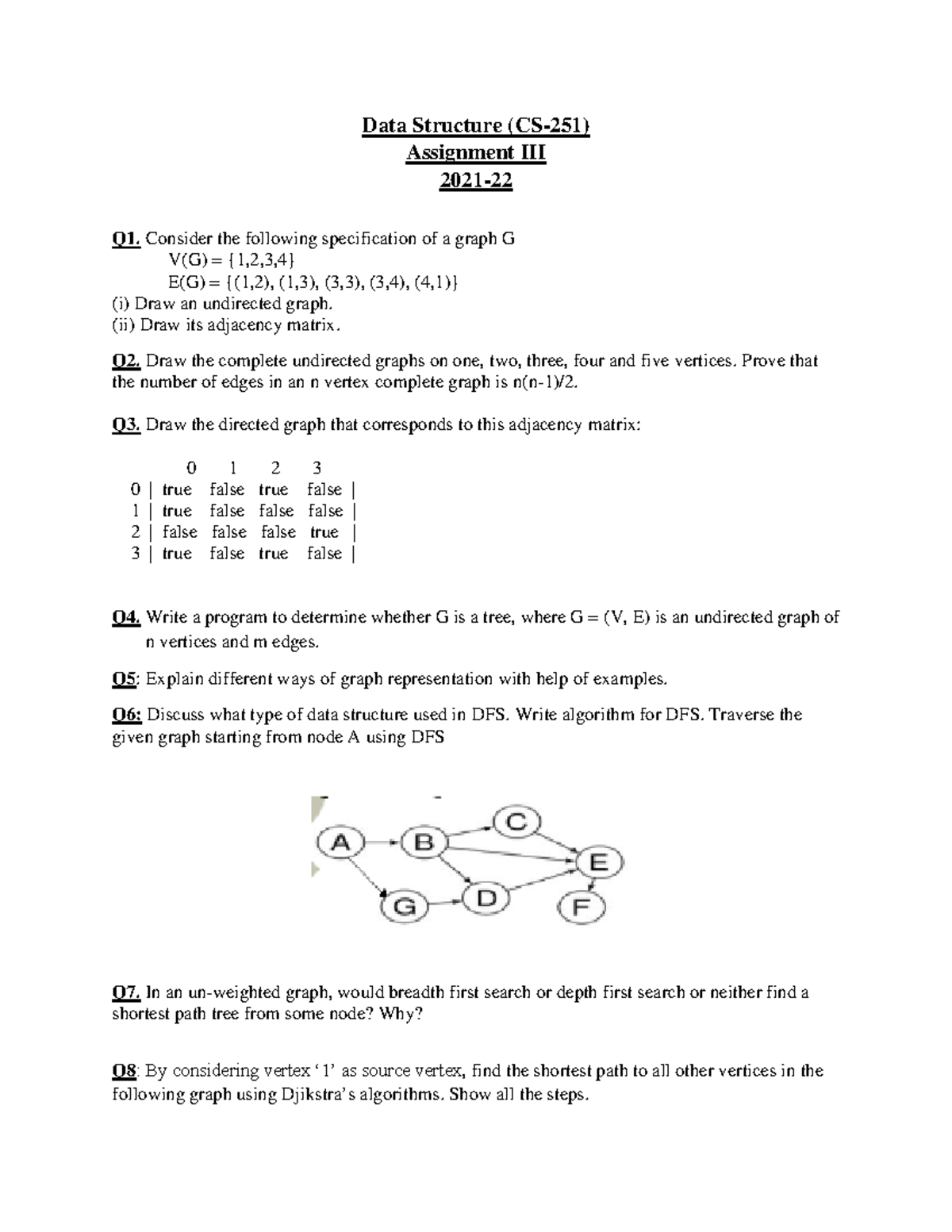 what is assignment problem in ds