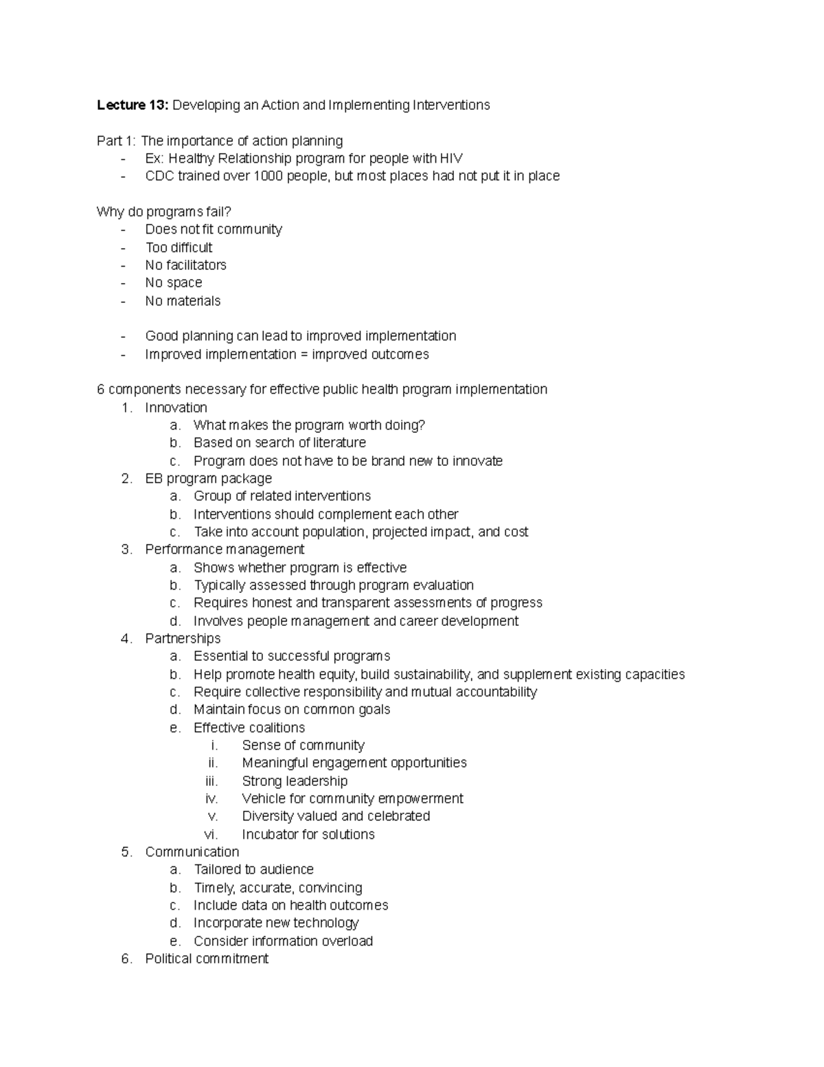 Lecture 13 - Lecture 13: Developing an Action and Implementing ...