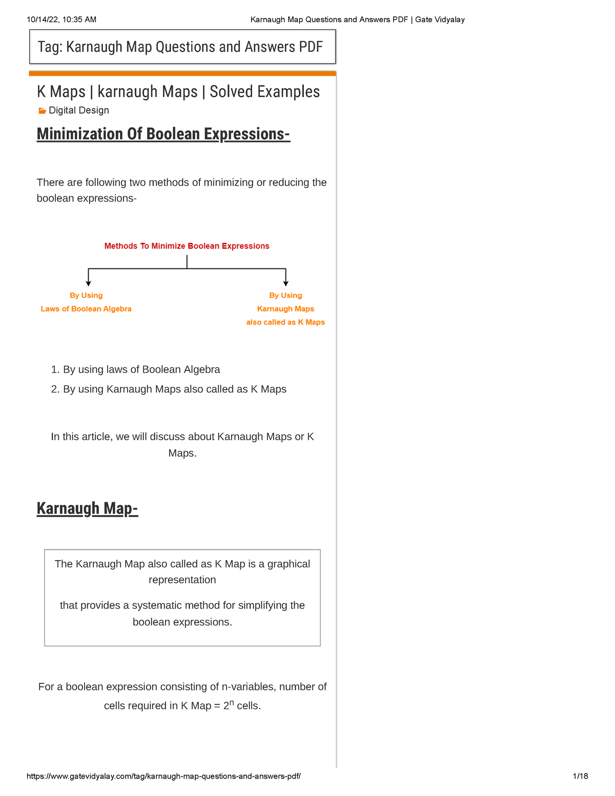 Solved In all the Karnaugh map problems of this assignment