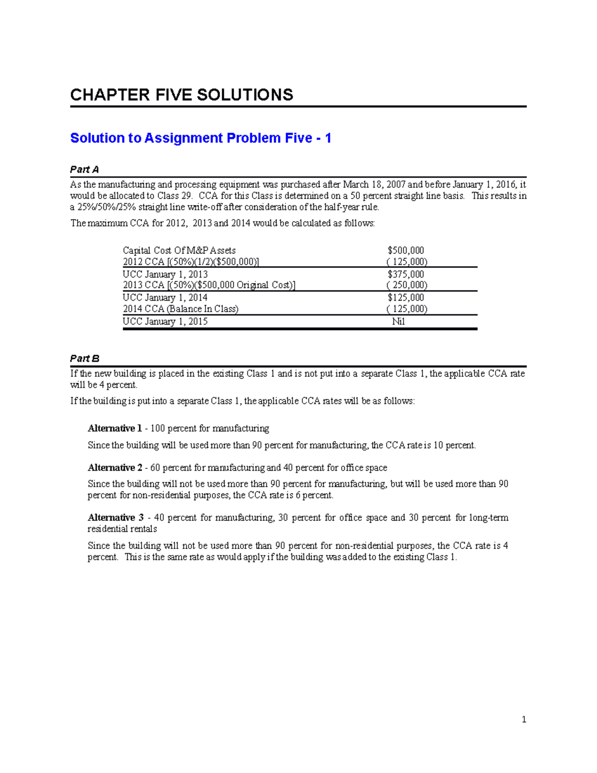 chapter 5 problem solving methodology