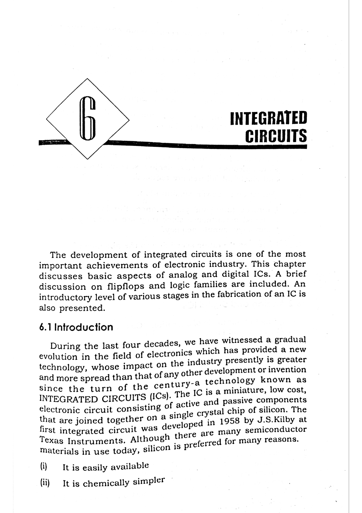 Integrated Circuits - Basics Of Electronics Engineering - Studocu