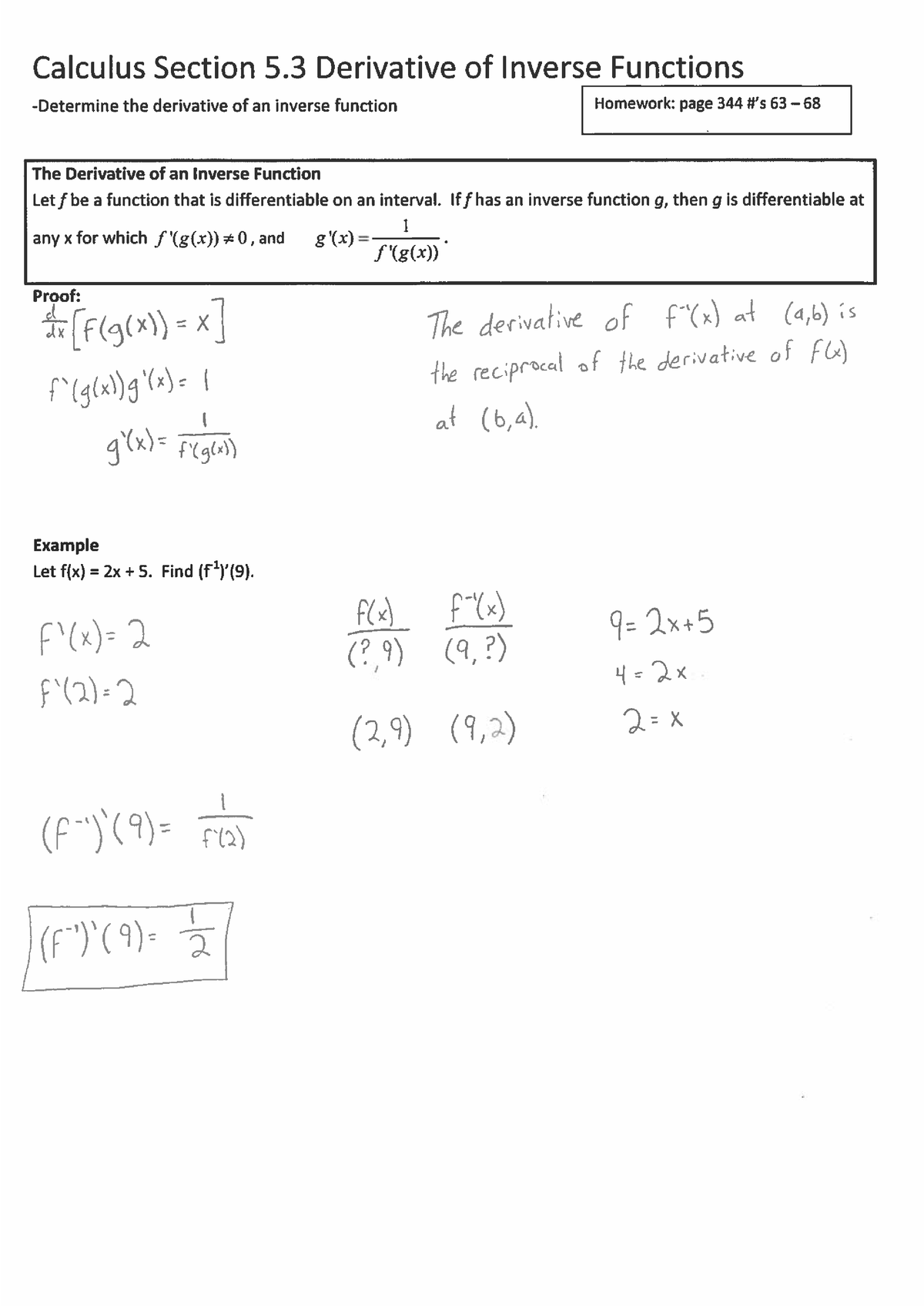 ap calculus ab day 14 homework