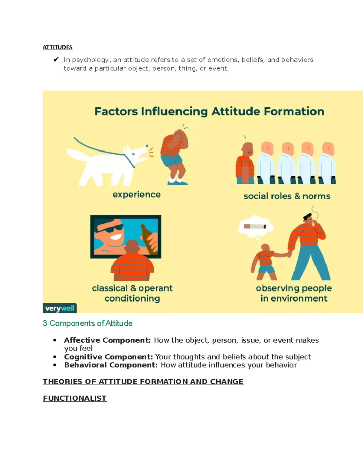 Attitudes - The Law of Persons and the Family - ATTITUDES In psychology ...