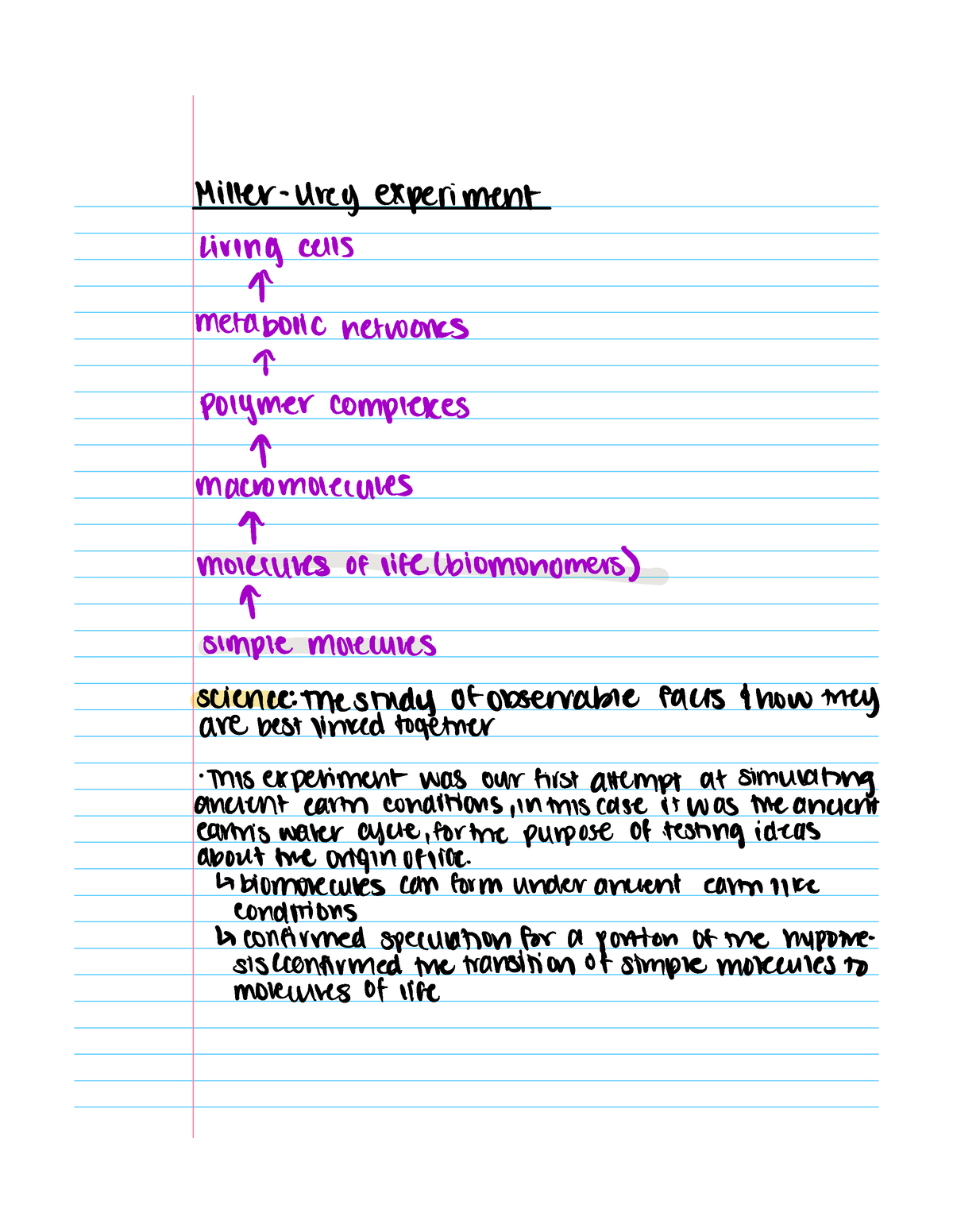 Chemical evolution and positive feedback - miller Urey experiment- pre ...