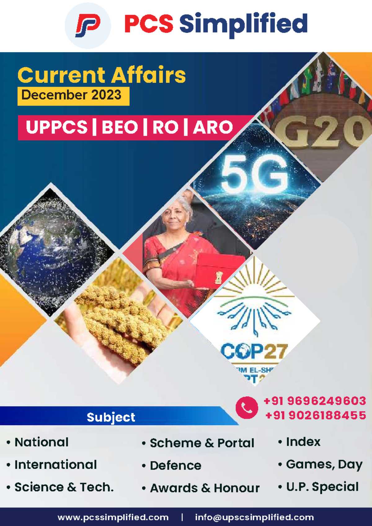 Dec 2023 English CA compressed - Current Affairs UPPCS | BEO | RO | ARO ...
