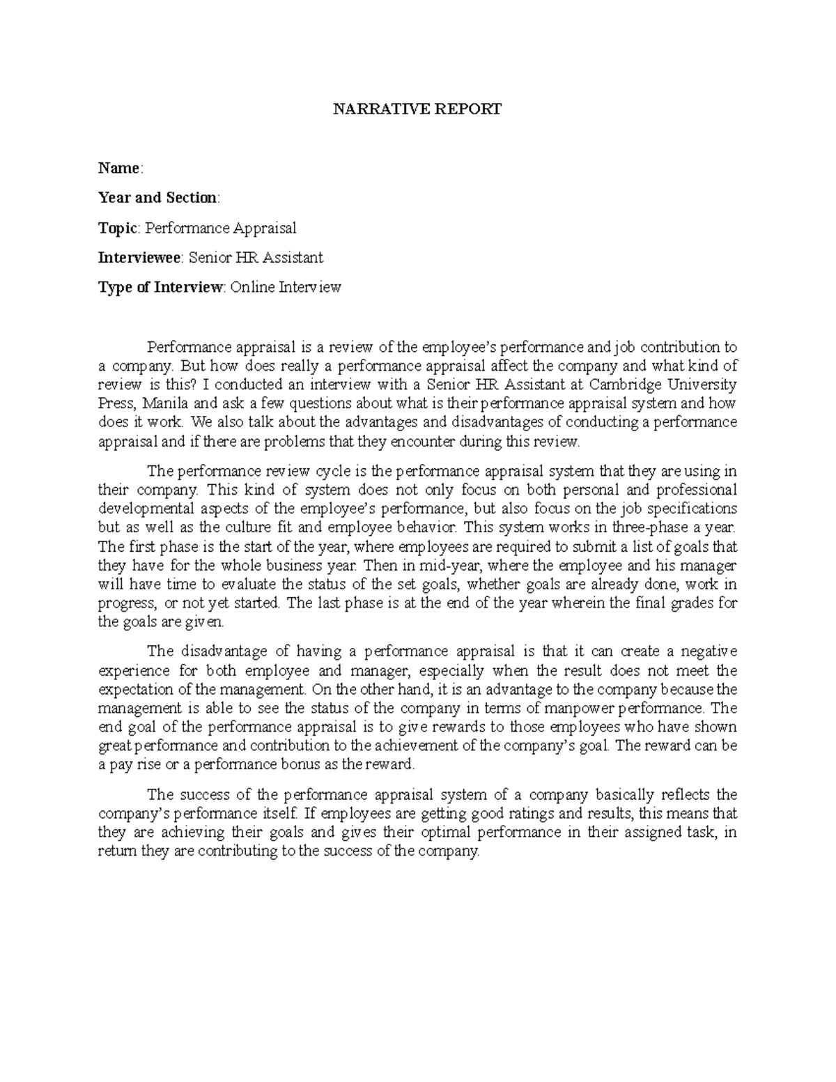 Professional Narrative Statement Example – VFVZFB