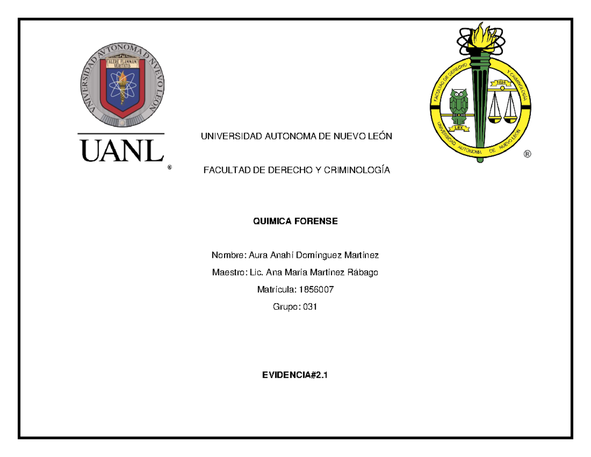 Aadm Ev2 Evidencia 21 Universidad Autonoma De Nuevo LeÓn Facultad De Derecho Y CriminologÍa 9060