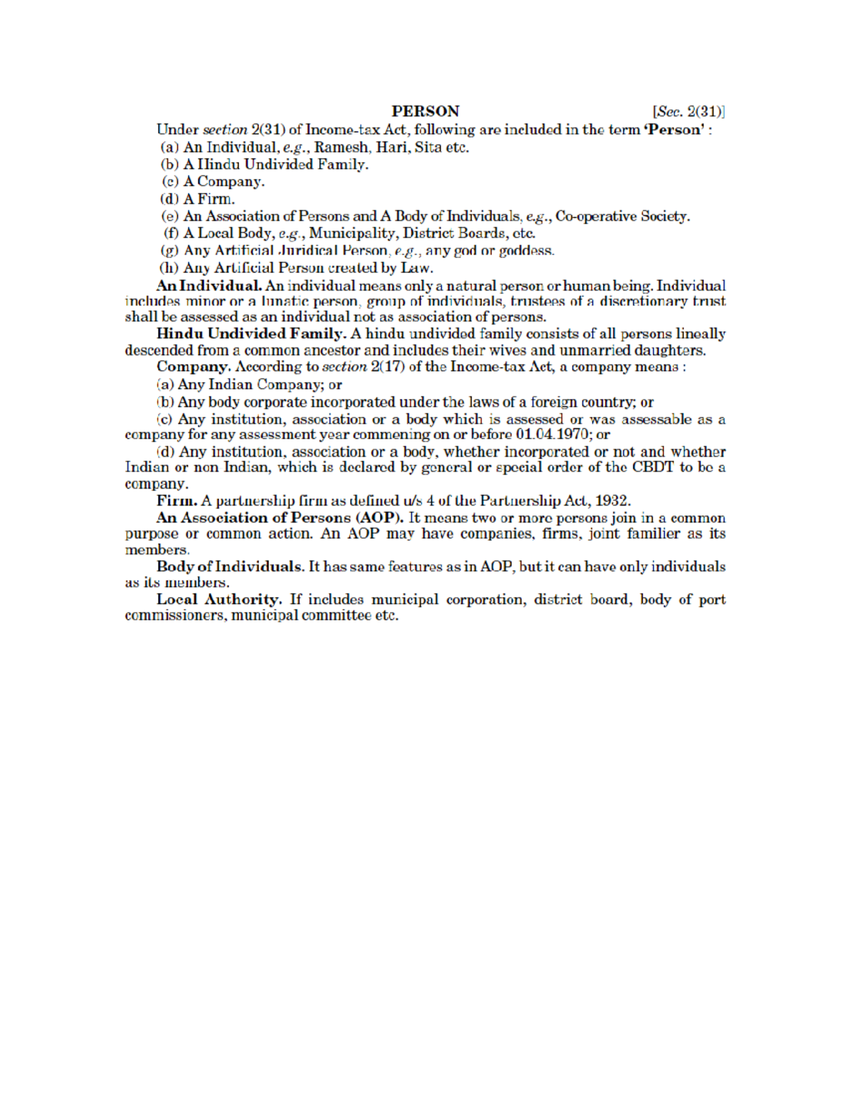 Concepts of tax planning - electronics comm. - Studocu