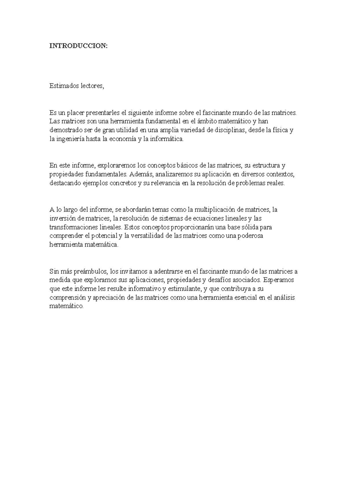 Informe Espero Te Ayude Suerte Informe Semanal N Nombre De La