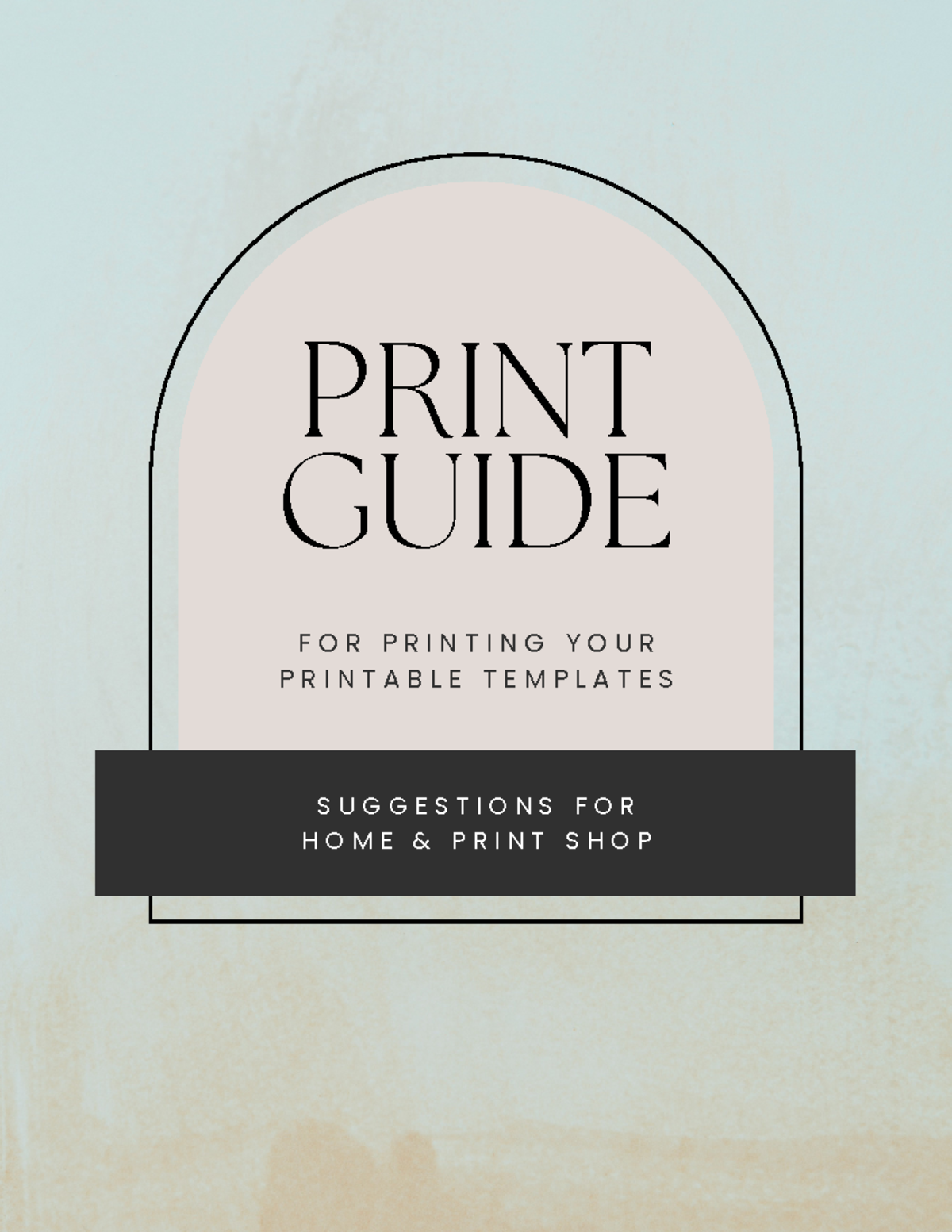 03Print Guide - PRINT GUIDE ####### S U G G E S T I O N S F O R ...
