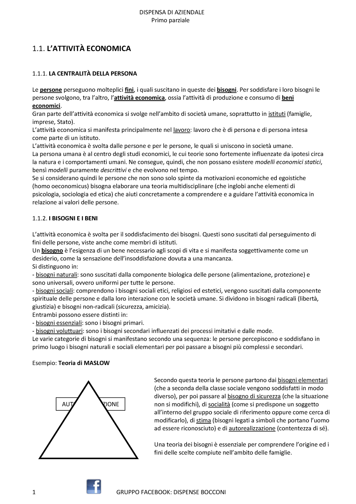 Dispensa Di Aziendale Usi Studocu