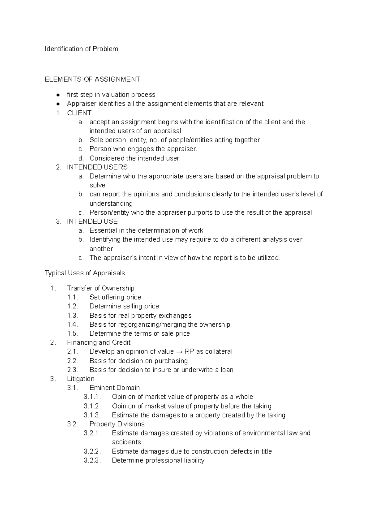 Mods 2-4 Reapm - reviewer for modules 2-4 - Identification of Problem ...