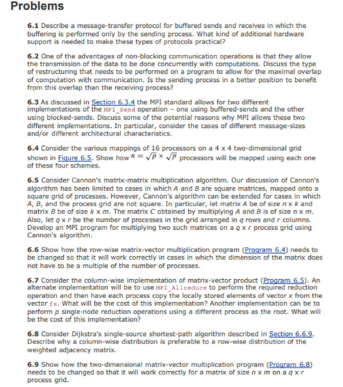 assignment problems in parallel and distributed computing