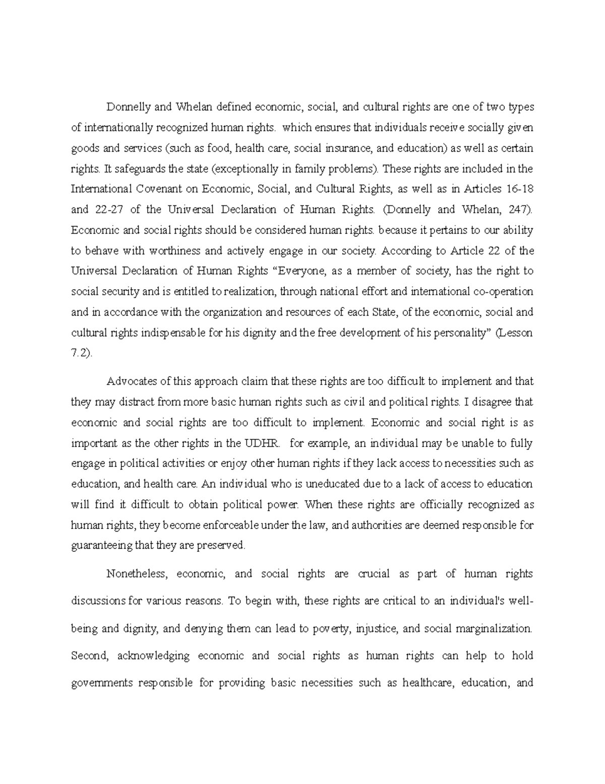 HR 100 essay exam question group A1 Donnelly and Whelan defined