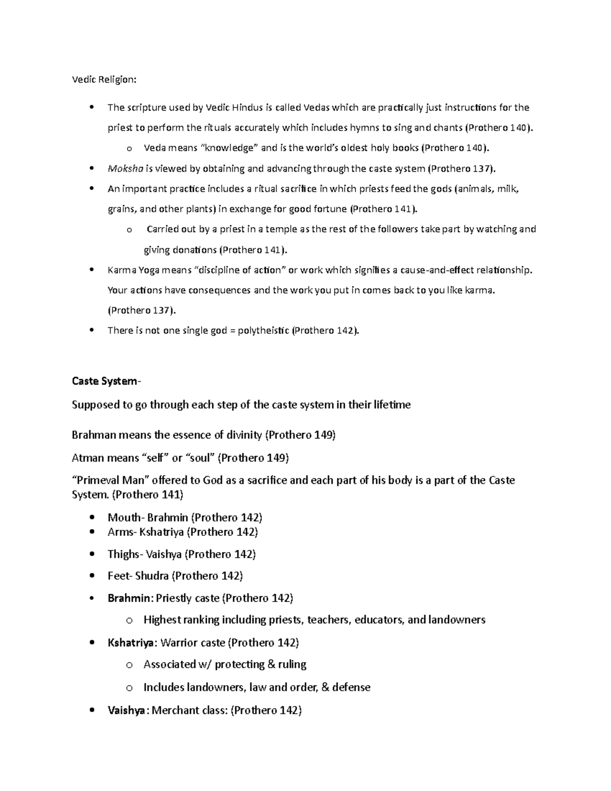 RS 115 DB Hinduism Internal Diversity - Vedic Religion: The scripture ...