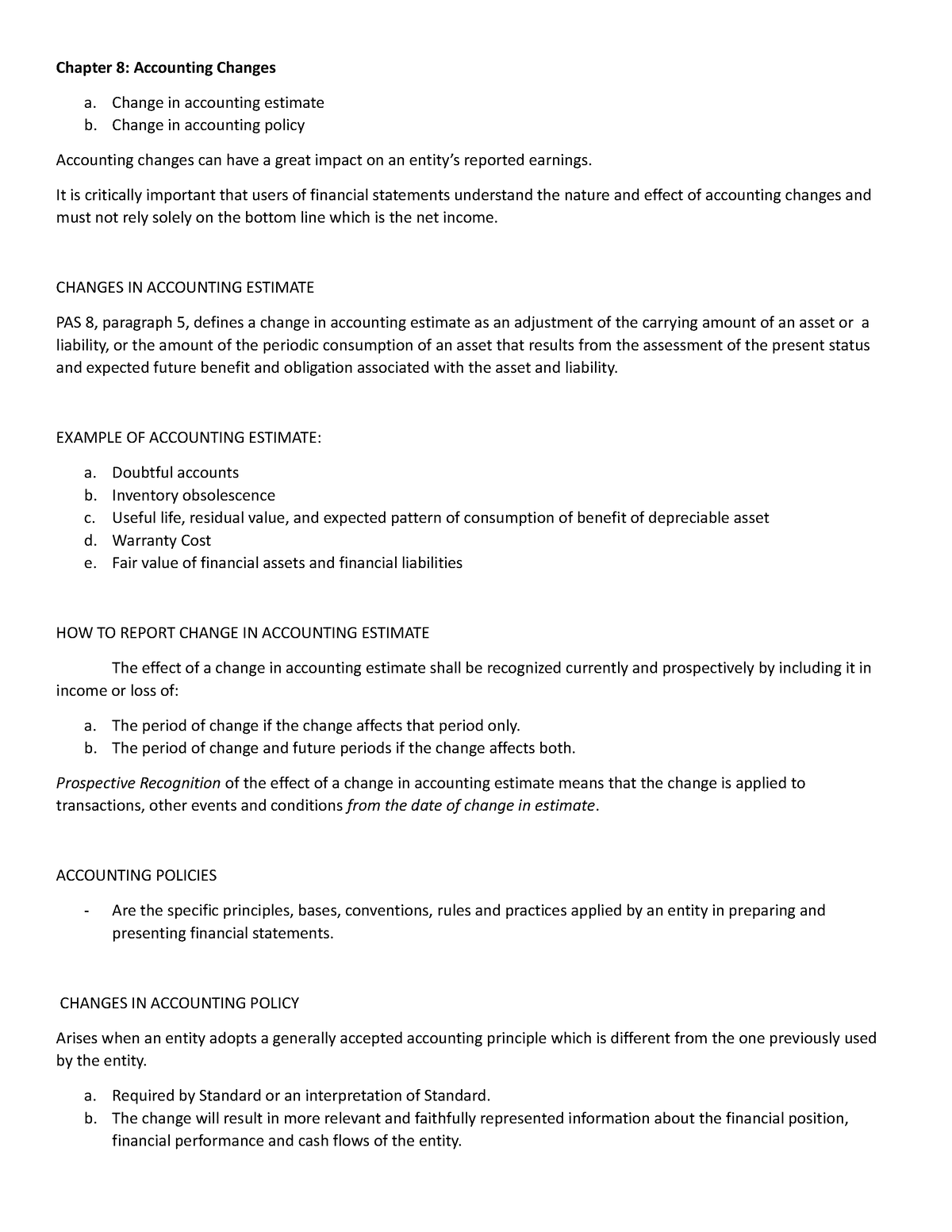 Chapter 8-10 In IA3 - For Notes - Intermediate Accounting: IFRS Edition ...