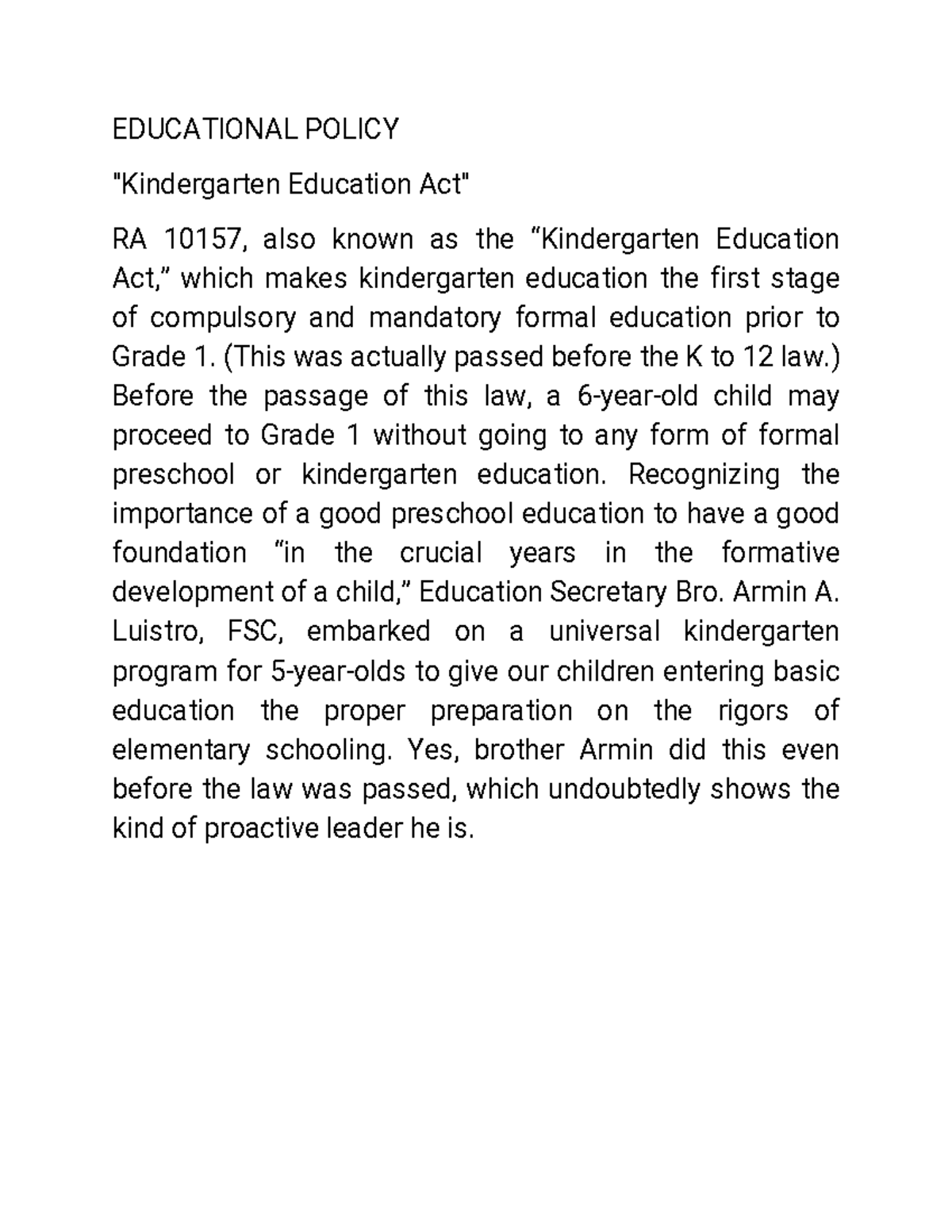 educational-pol-wps-office-educational-policy-kindergarten-education