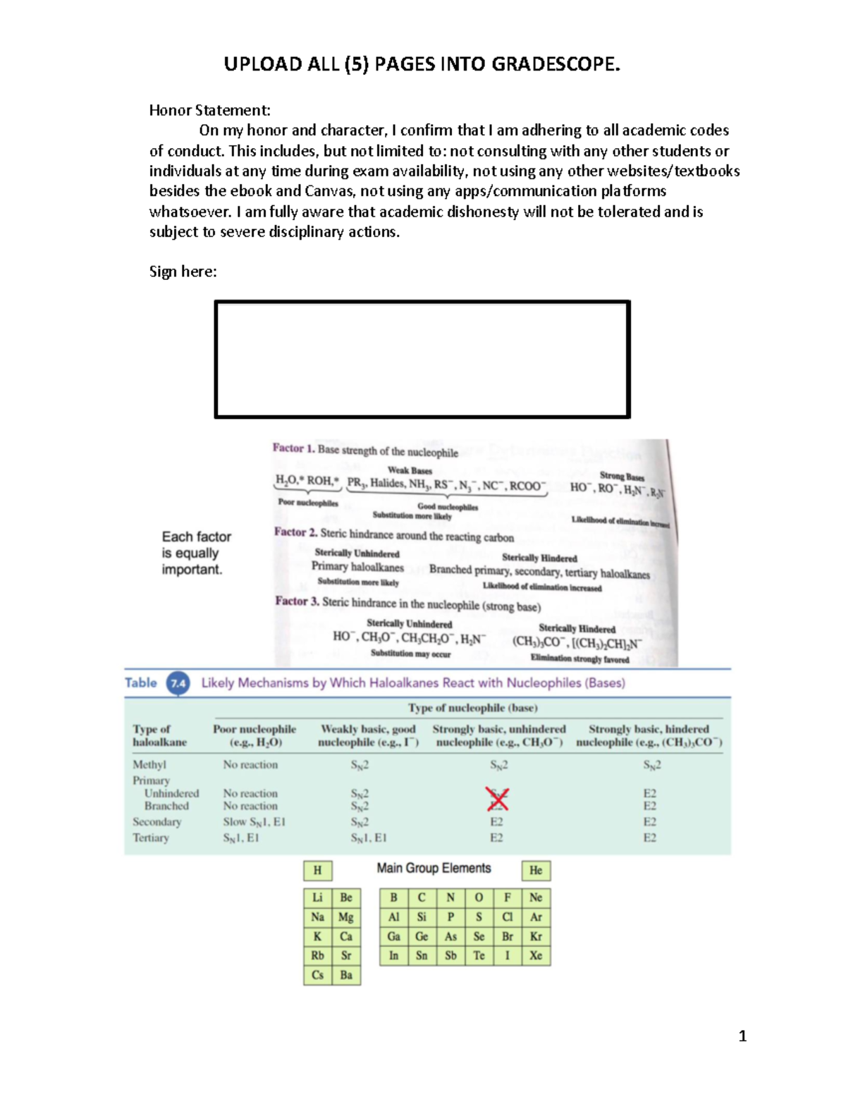 Exam 1 Fall2022 - practice exam - Honor Statement: On my honor and ...