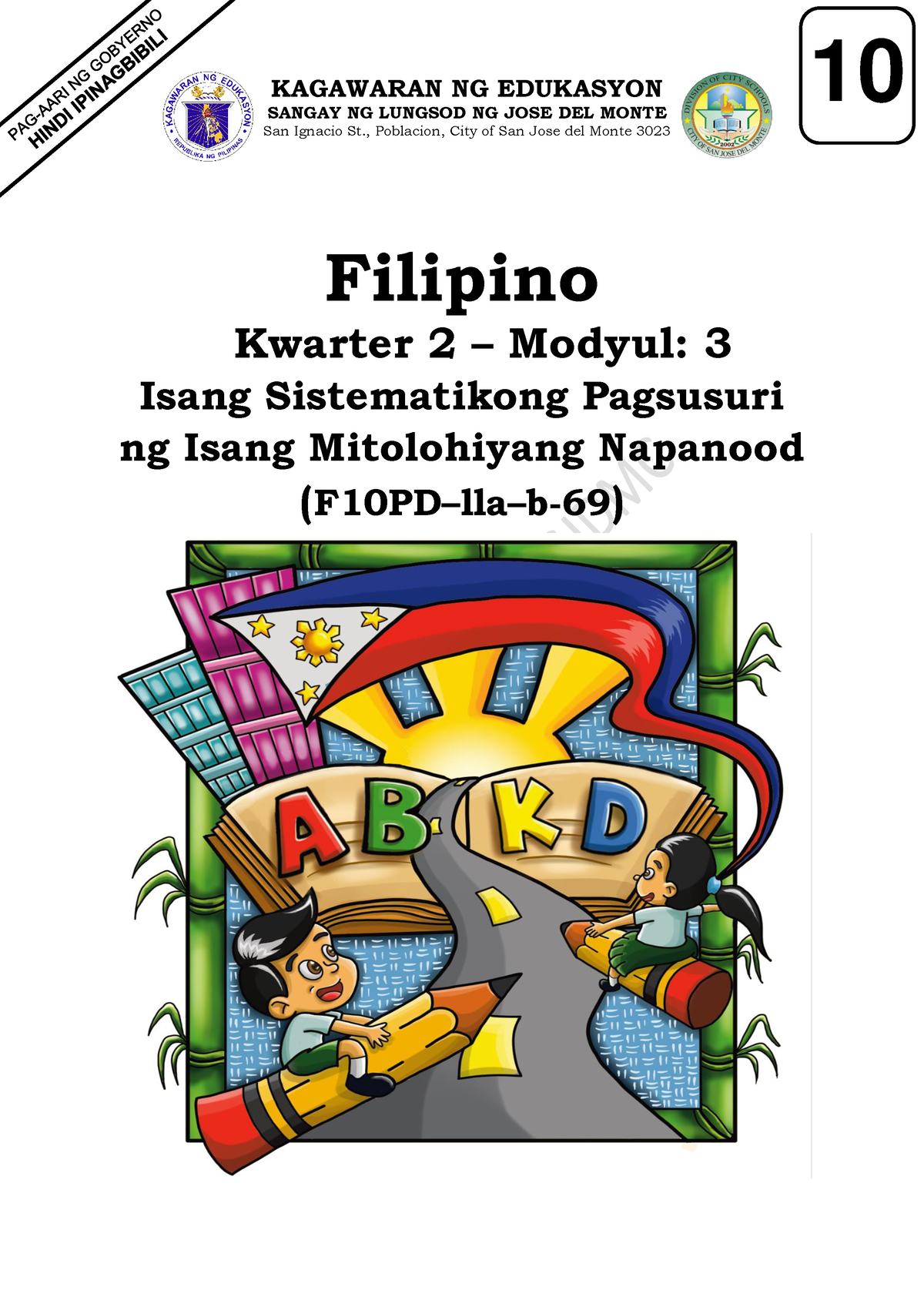 FIL10-Q2-Mod3 - Good - Filipino Kwarter 2 – Modyul: 3 Isang ...