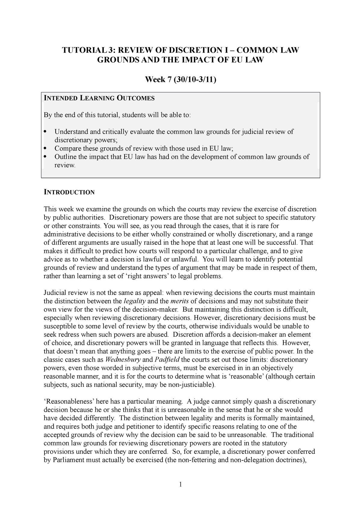 tutorial-3-review-of-discretion-i-common-law-grounds-and-the-impact