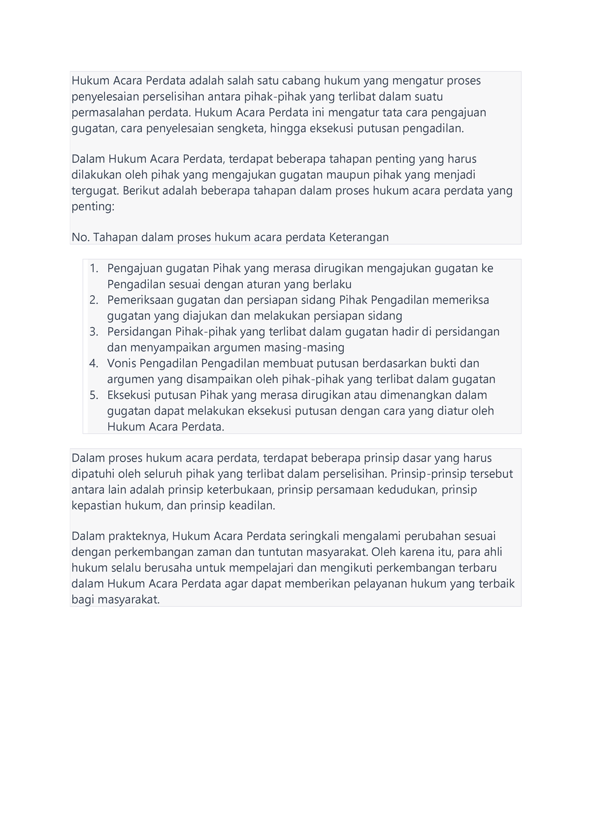 Hukum Acara Perdata - Hukum Acara Perdata Ini Mengatur Tata Cara ...