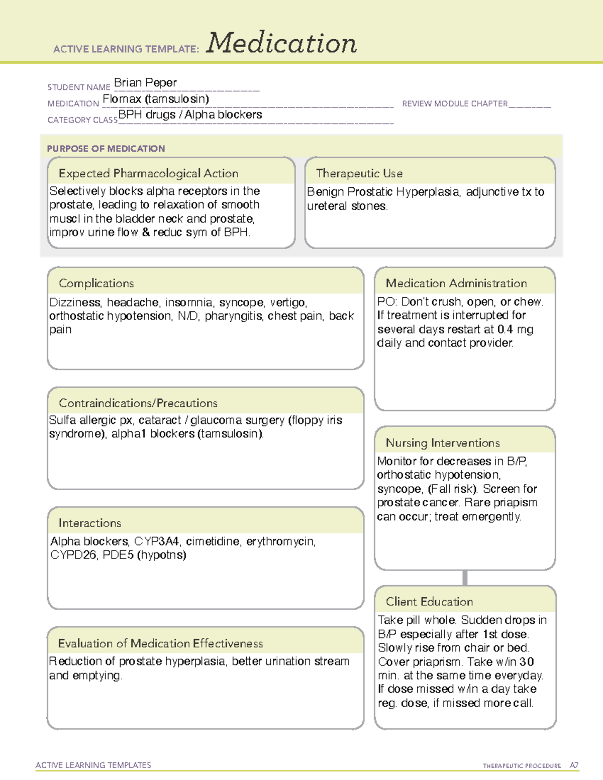 flomax-med-sheet-ati-active-learning-templates-therapeutic