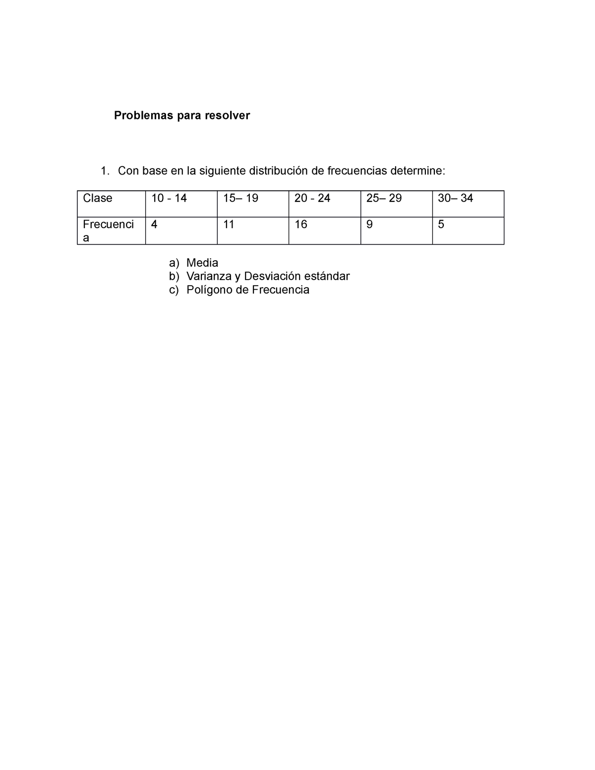 PROBLEMARIO DE PROBABLIDAD Y ESTADÍSTICA, EJERCICIOS DE SEGUNDO ...