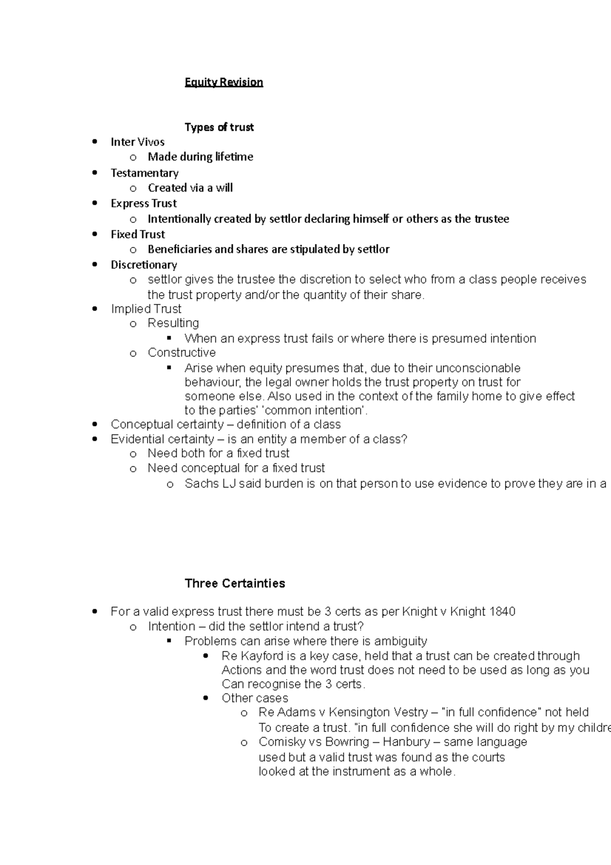 equity-revision-notes-equity-revision-types-of-trust-inter-vivos-o