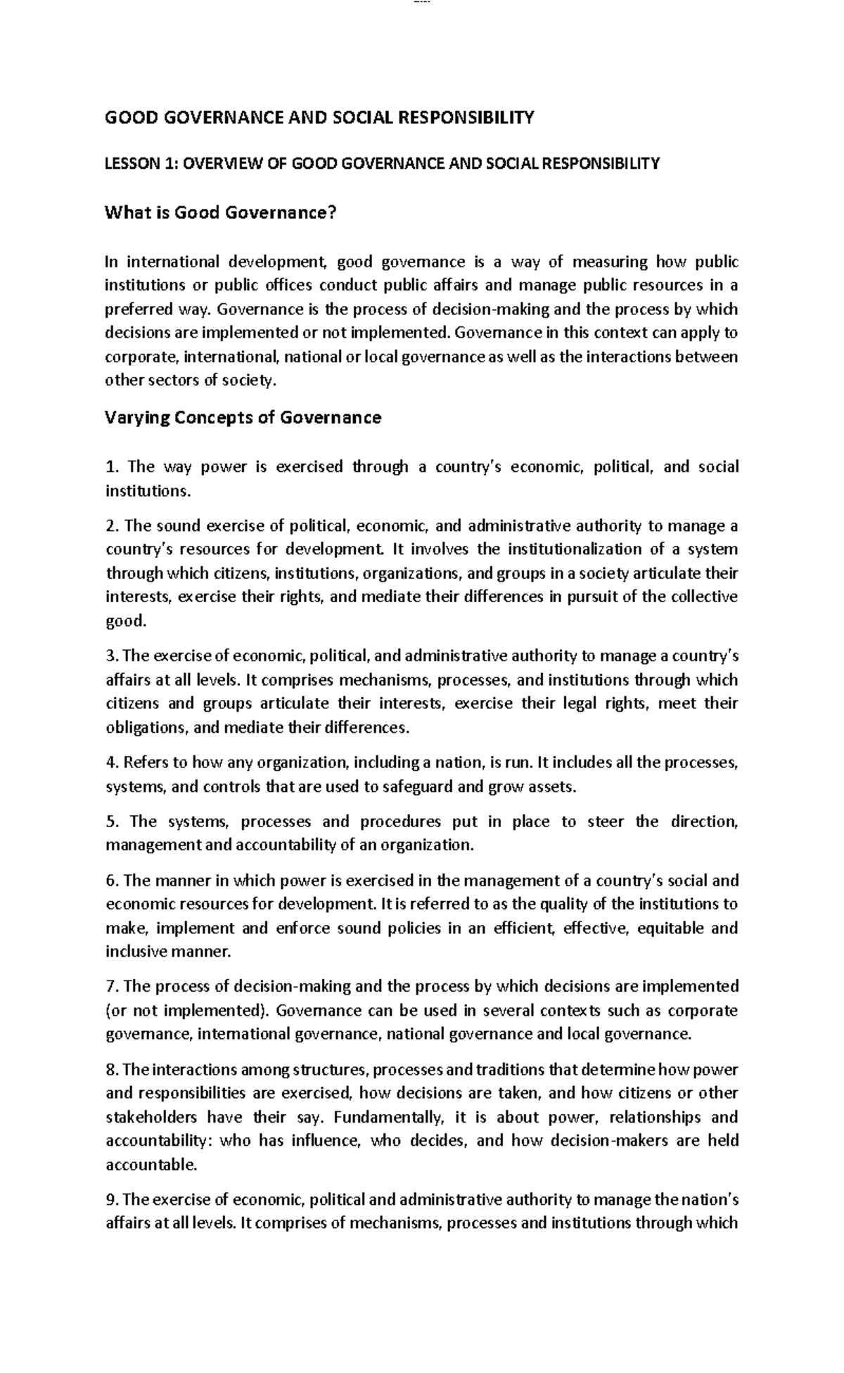 027005388 - Have fun in learning. - GOOD GOVERNANCE AND SOCIAL ...
