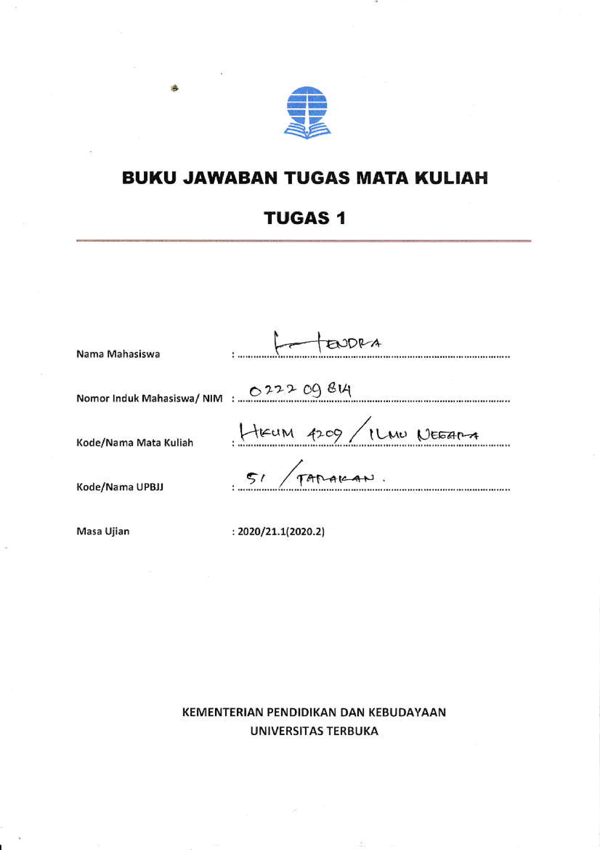 BJT Tugas 1 HKUM4209 - Hukum Persaingan Usaha - BUKU JAWABAN TUGAS MATA ...