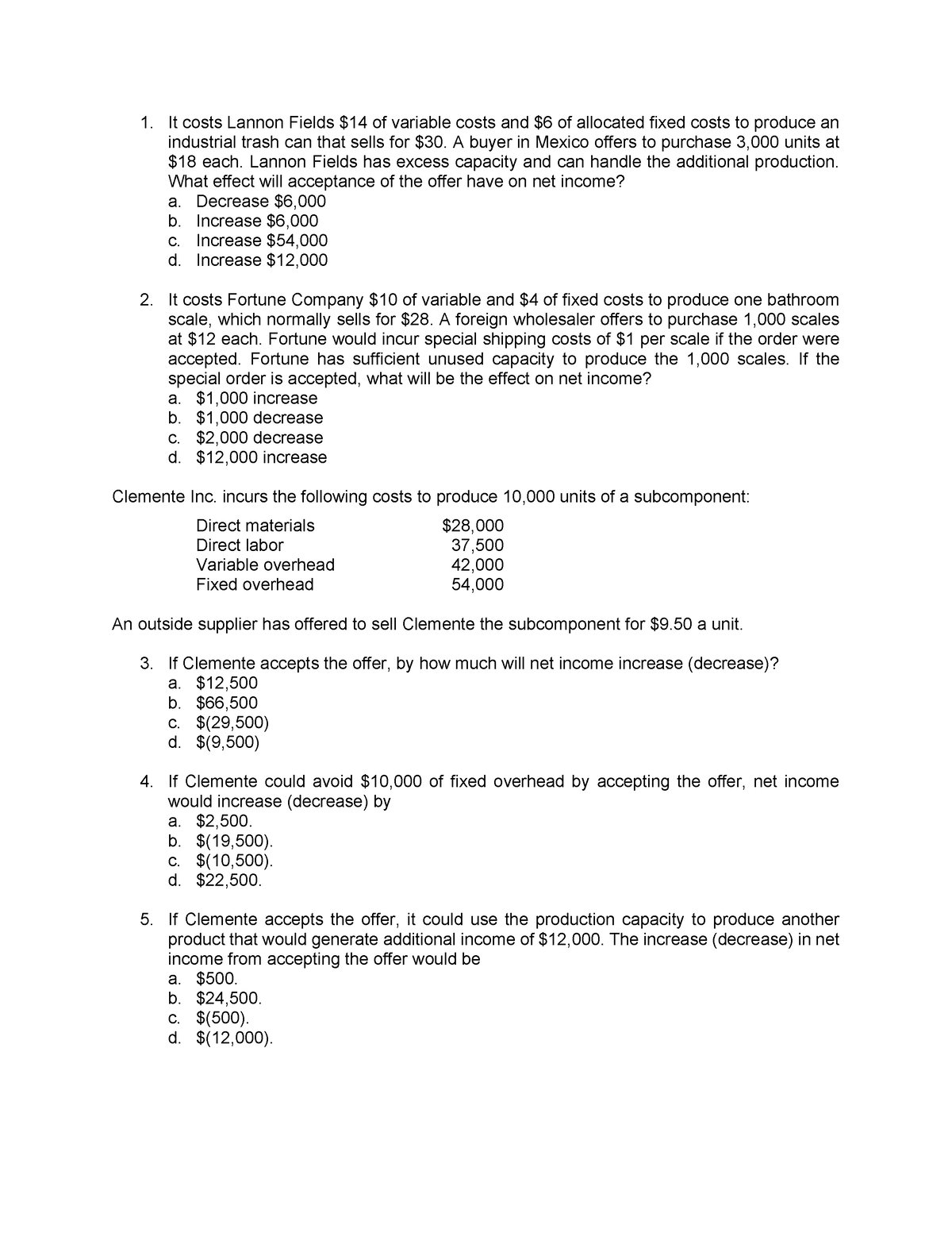 StratCost_Activity3. - It costs Lannon Fields $14 of variable costs and ...