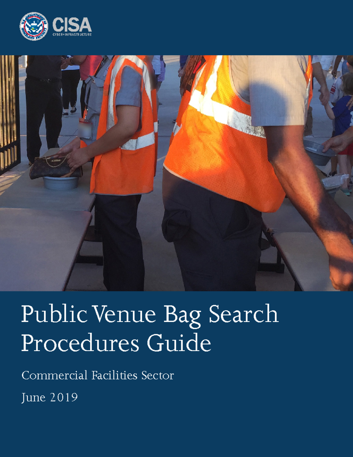 Public venue bag search procedures guide 3jun2019 v2 final 508 CYBER