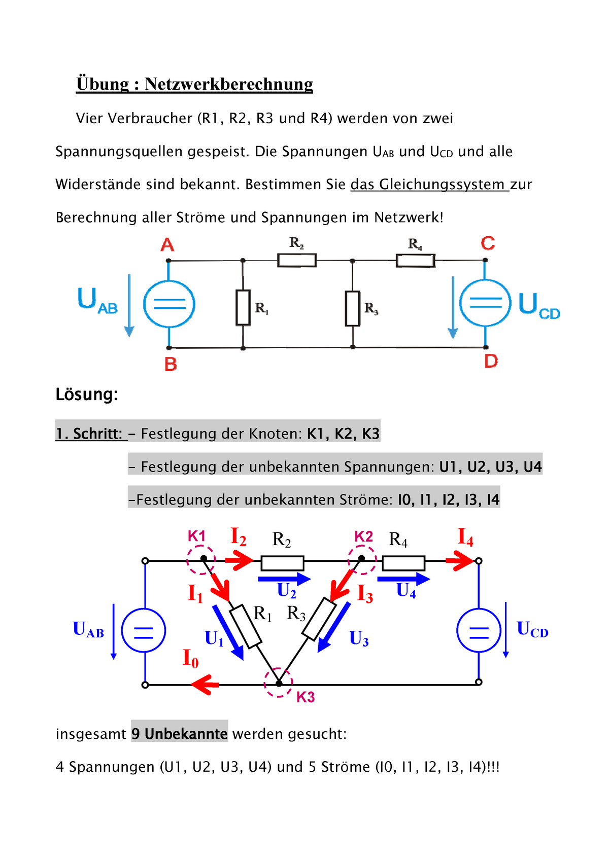 netzwerke und schaltungen eth itet test