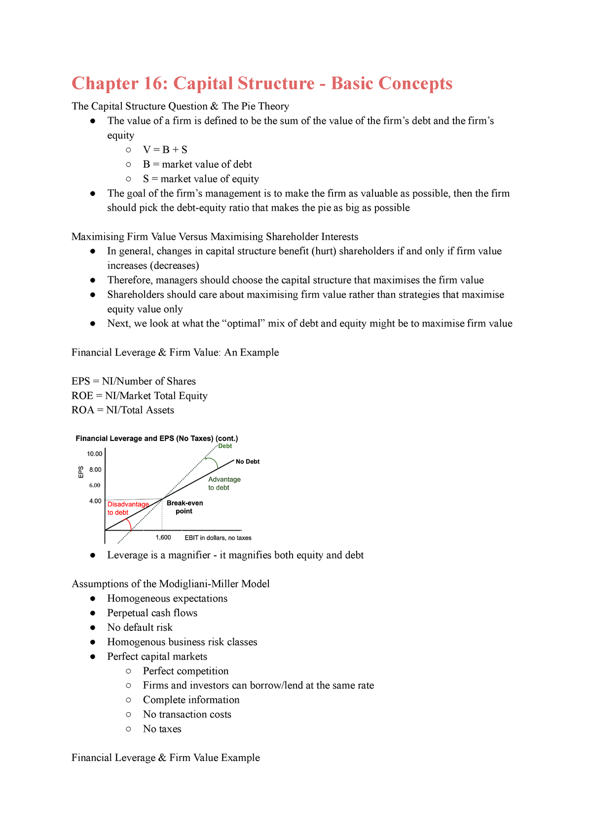 capital law first assignments