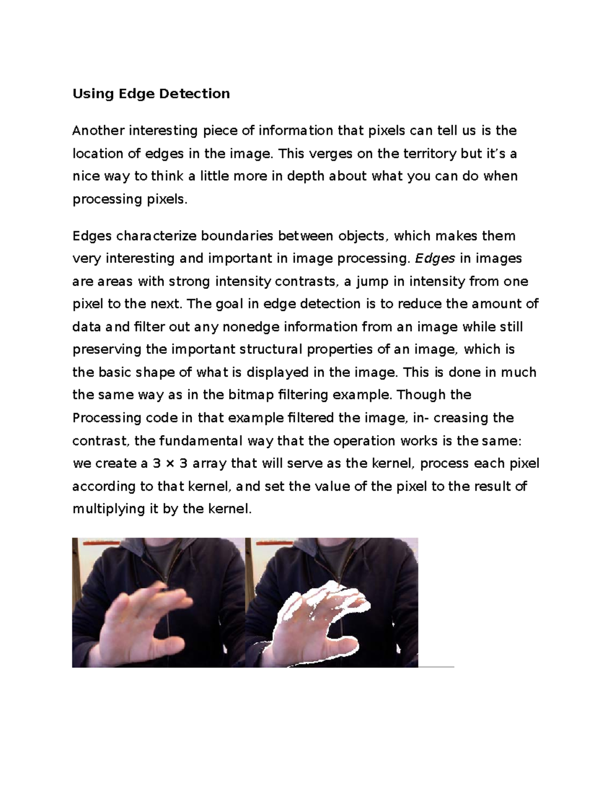 Using Edge Detection - Using Edge Detection Another interesting piece ...