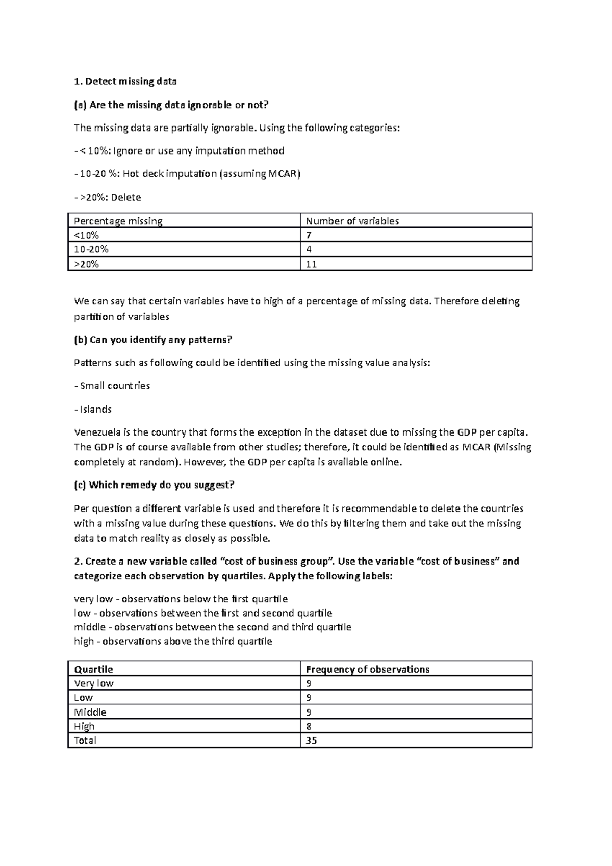 case study r v lepage answers