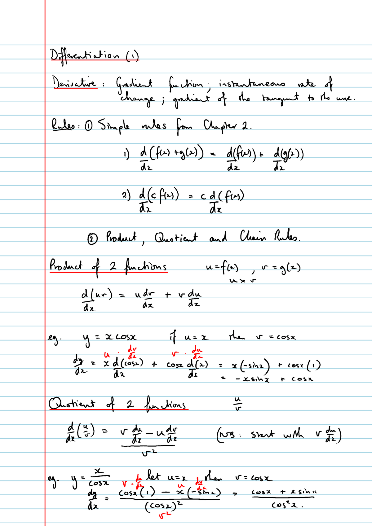 Calc 3 Notes Accompanying The Videos - MATH1042A - Engineer - Studocu