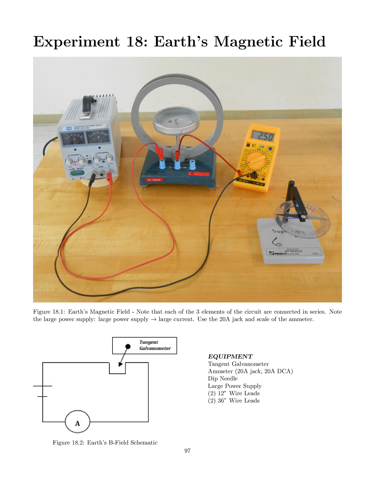 magnetic field experiment lab report matriculation