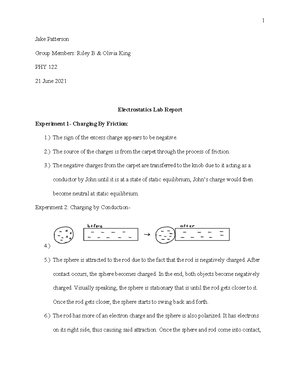 PHY 122 Lab Report 8 - Jake Patterson Group Members: PHY 122 19 July ...