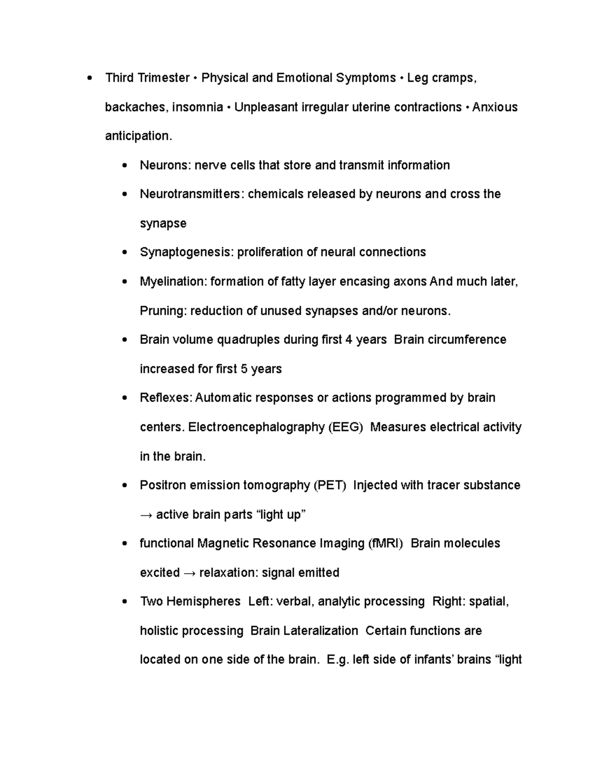 psyc-333-notes-chapter-3-third-trimester-physical-and-emotional