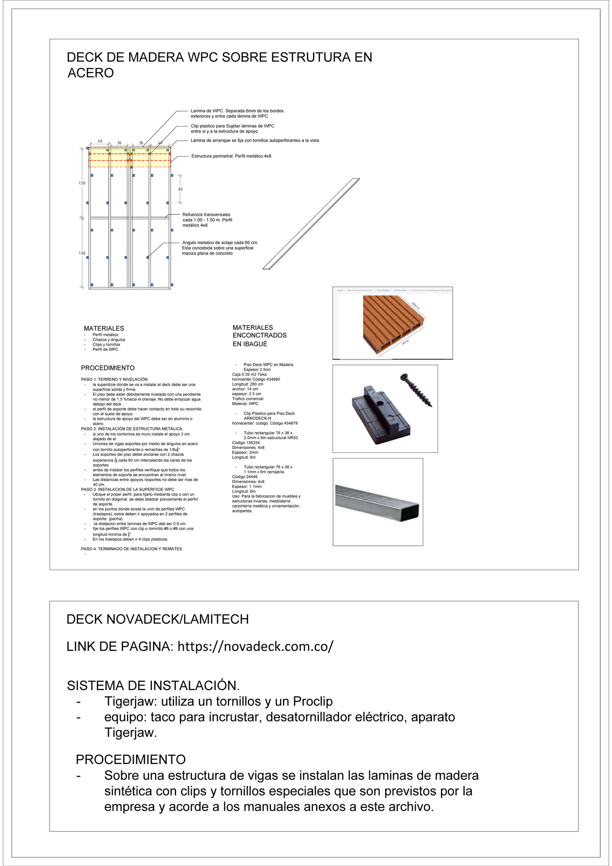 Deck investigación 1 - MATERIAL DECK WPC - Espesor 2 Deck WPC en Madera ...