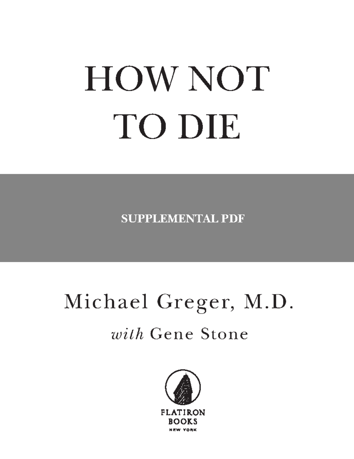 Bk aren 002125 2 - Idk - HOW NOT TO DIE SUPPLEMENTAL PDF AMOUNT OF FOOD ...