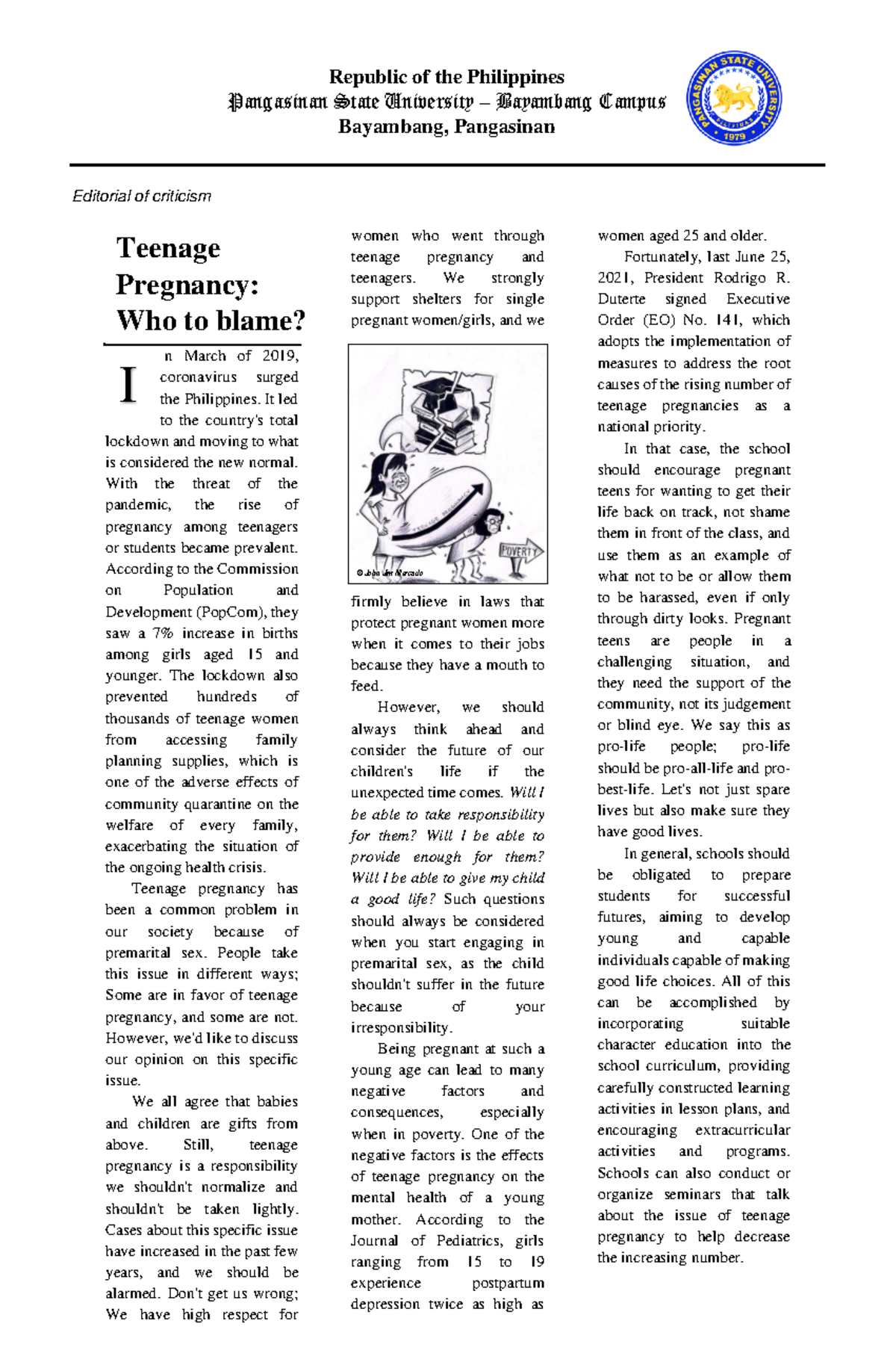 Editorial Writing Group 4 N March Of 2019 Coronavirus Surged The 