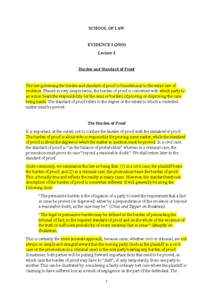 Evidence Burden of Proof Essay tutorial - Evidence Burden and Standard ...