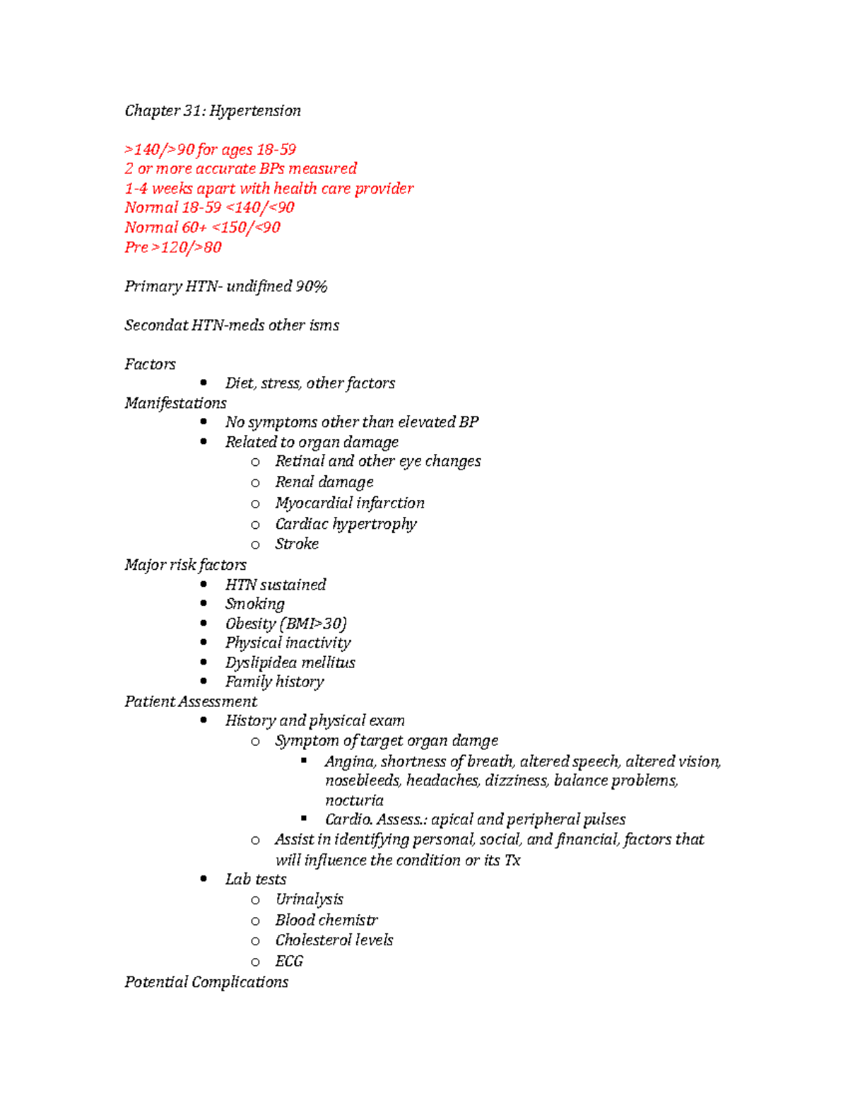 med-surge-ch-31-htn-hypertension-notes-chapter-31-hypertension-140