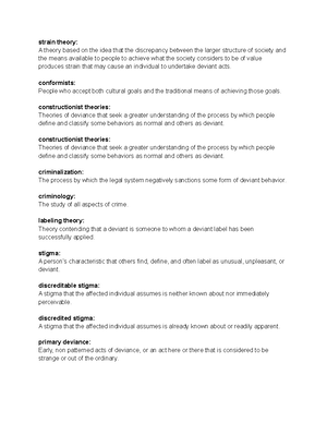 SOC 101 Final STUDY GUIDE - SOC 101 FINAL 4/29/ ______________ Race and ...