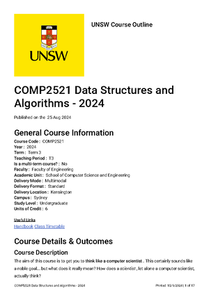 CO COMP2521 1 2024 Term3 T3 Multimodal Standard Kensington - UNSW ...